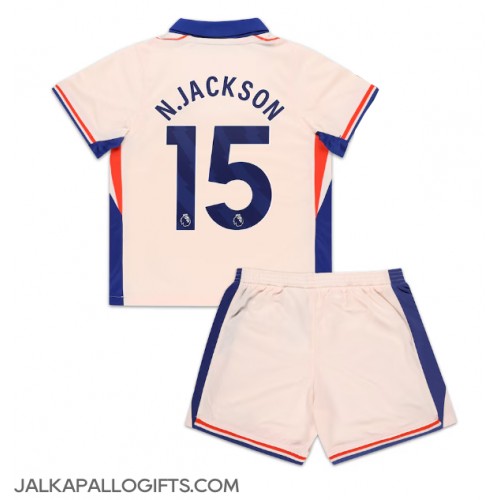 Chelsea Nicolas Jackson #15 Vieras Peliasu Lasten 2024-25 Lyhythihainen (+ Lyhyet housut)